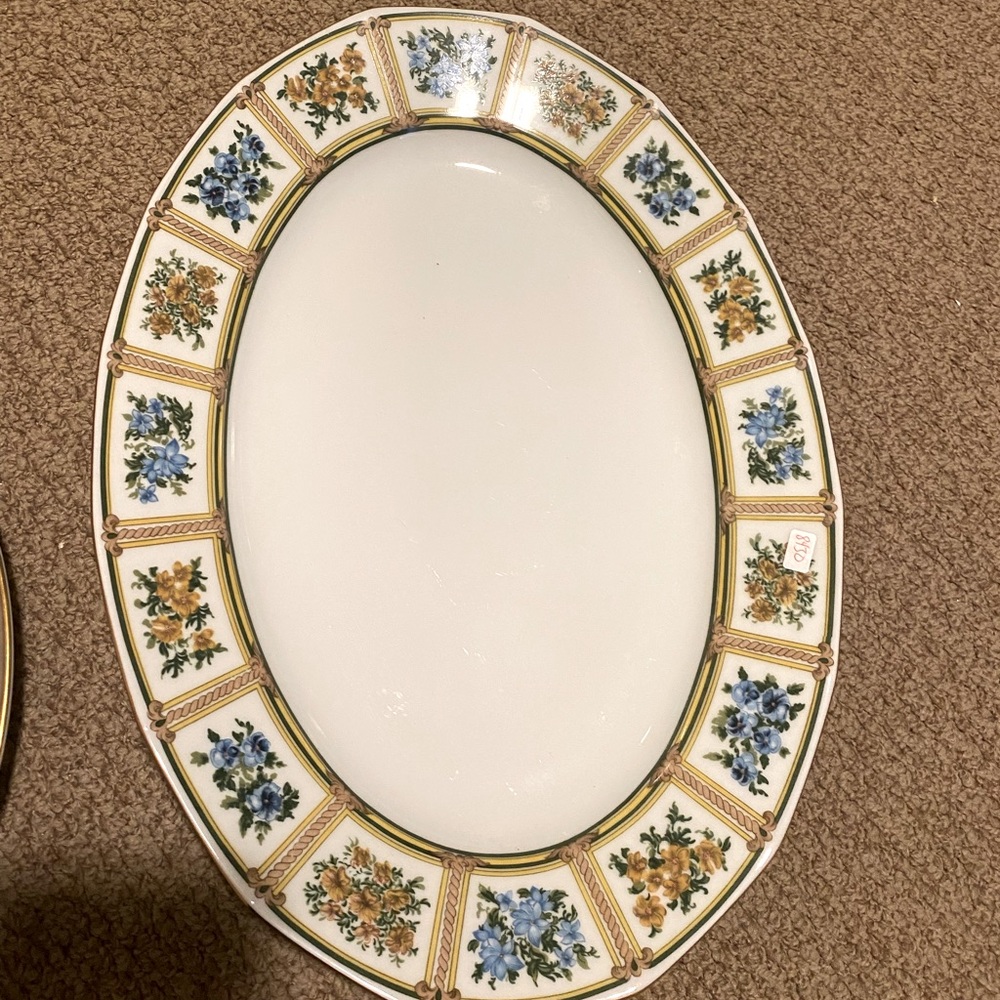 hutschenreuther Kensington by Hallet 13” oval platter